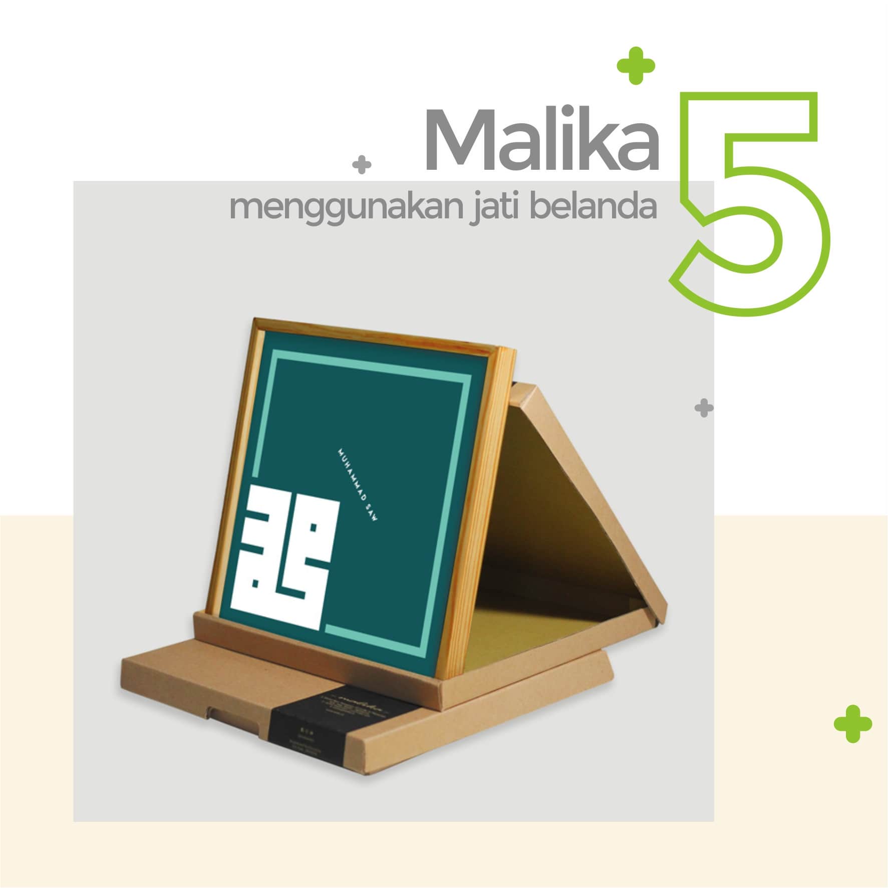 Malika Juga Menggunakan Kayu Jati Belanda